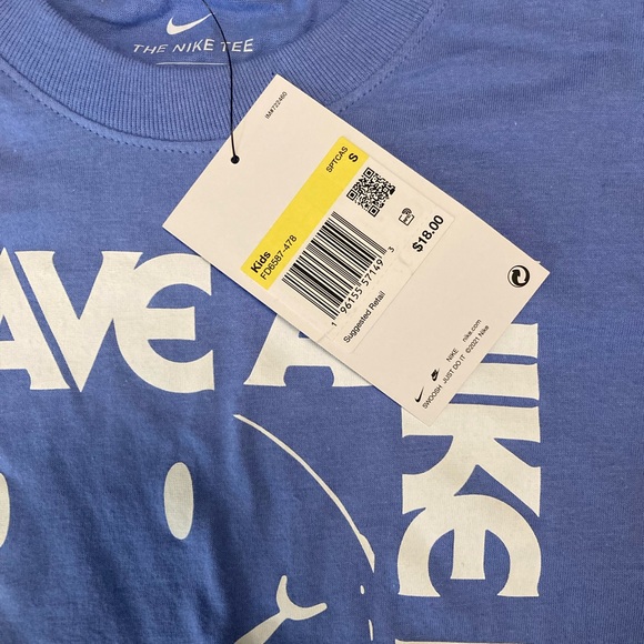 Nike Kids Light Blue 'Have a Nike Day' Tee - Picture 2 of 2
